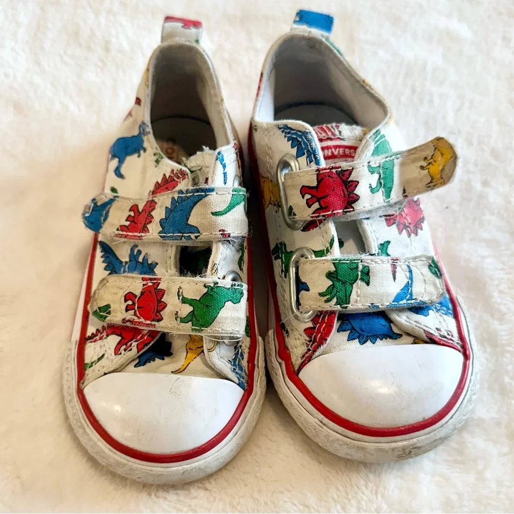 Converse Dino Print Baby Boy's CTAS 2V Ox (Toddler) - Size: 6
